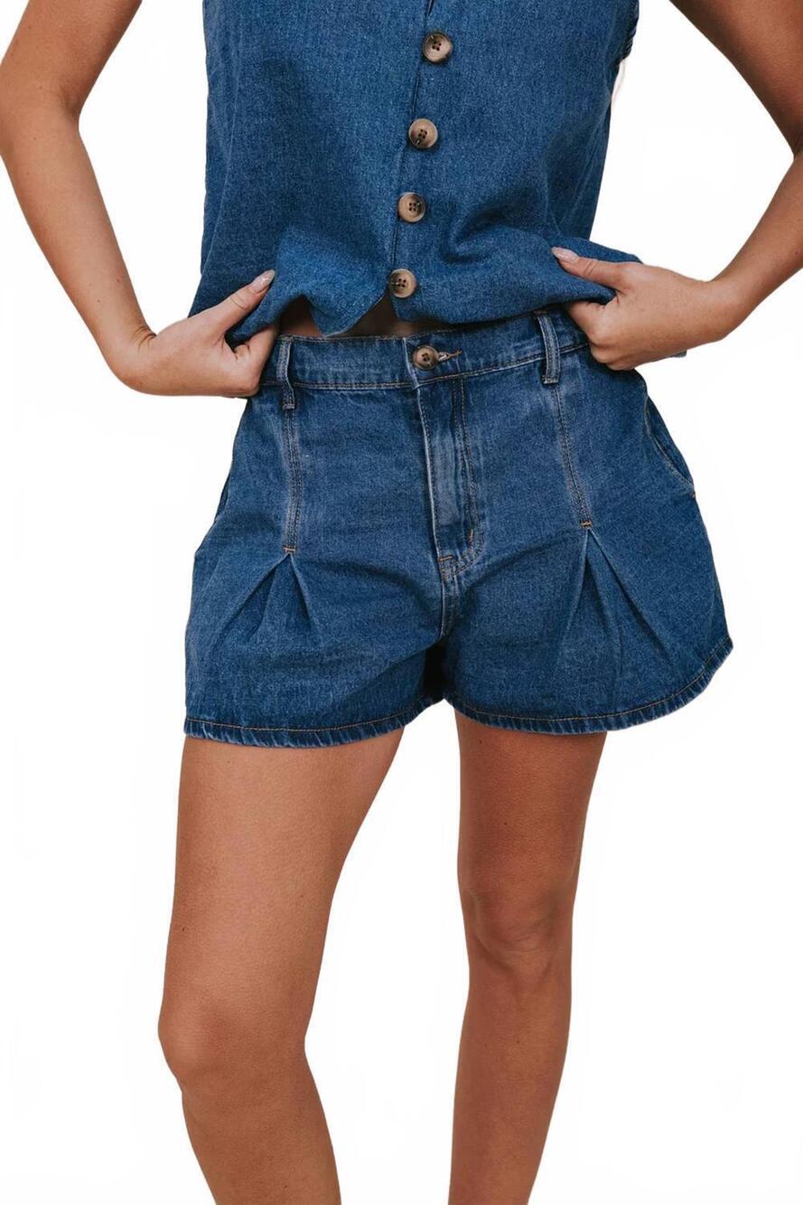 NEW WISHLIST city walk shorts in denim